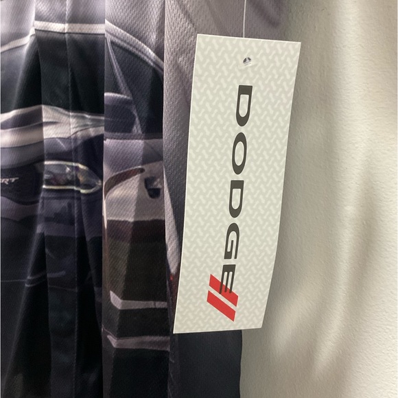 “Dodge Charger” David Carey Black & Gray Collared Button Down Dry Wick Shirt! - Picture 10 of 12